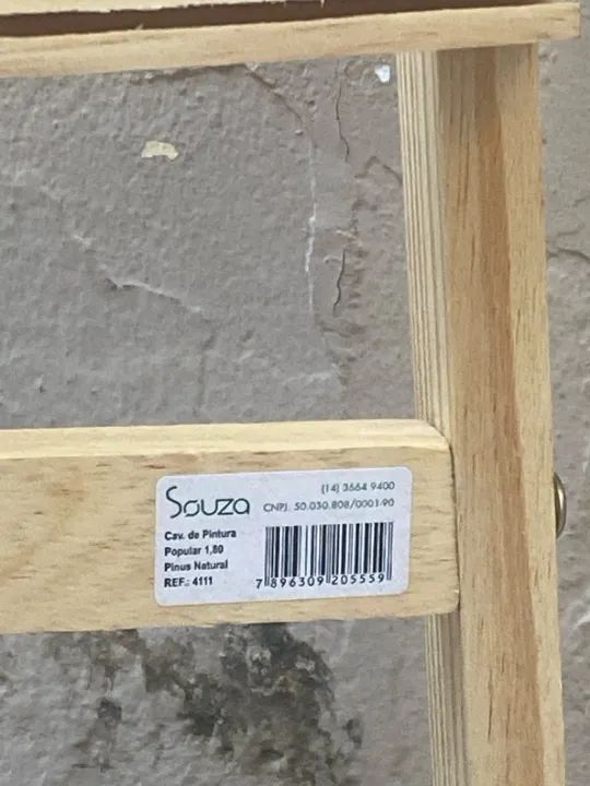 Cavalete de madeira SOUZART para pintura! - Foto 4