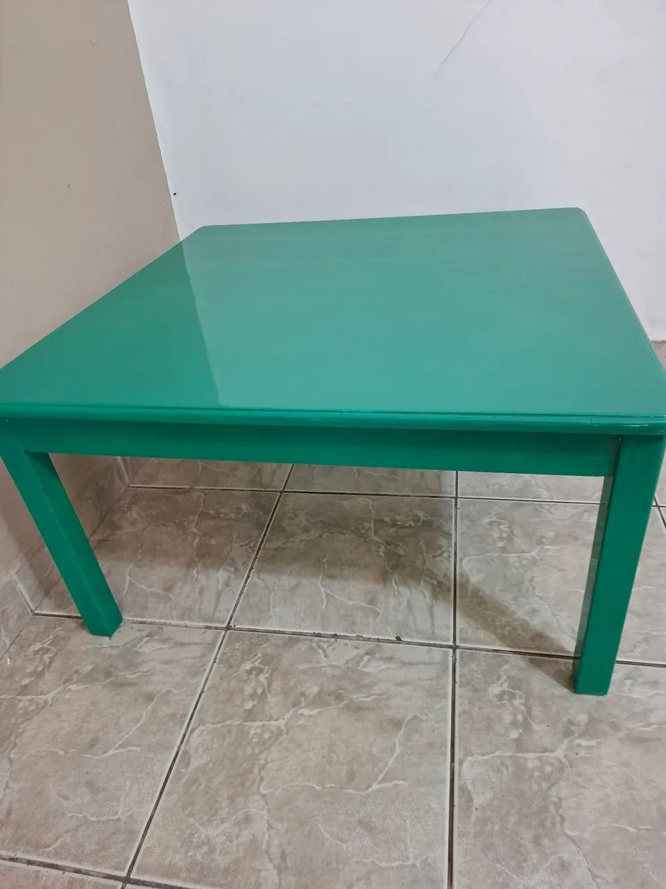 Mesa de centro verde