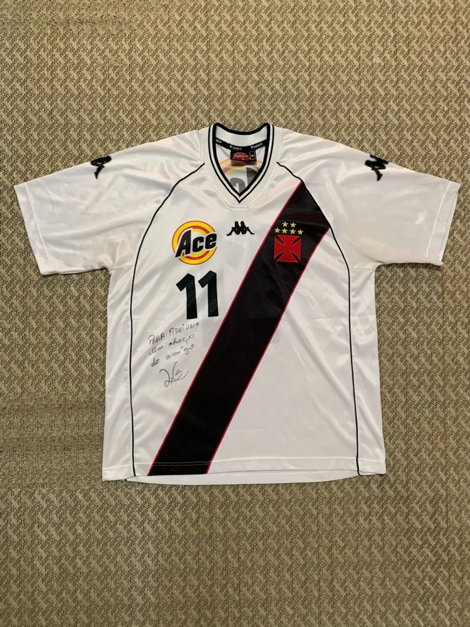 Camisa Vasco da Gama De jogo Romario 2000