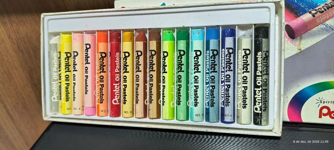 16 GIZ PASTEL OLEOSO MARCA PENTEL - Foto 2