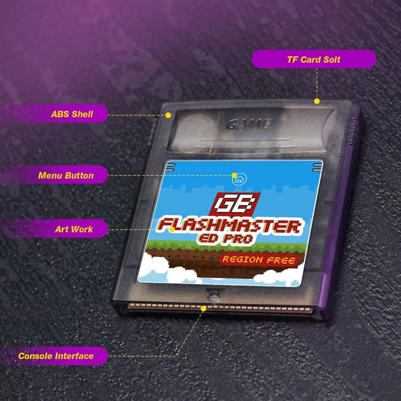 Cartucho Flash GB Pro para Game Boy - Foto 4
