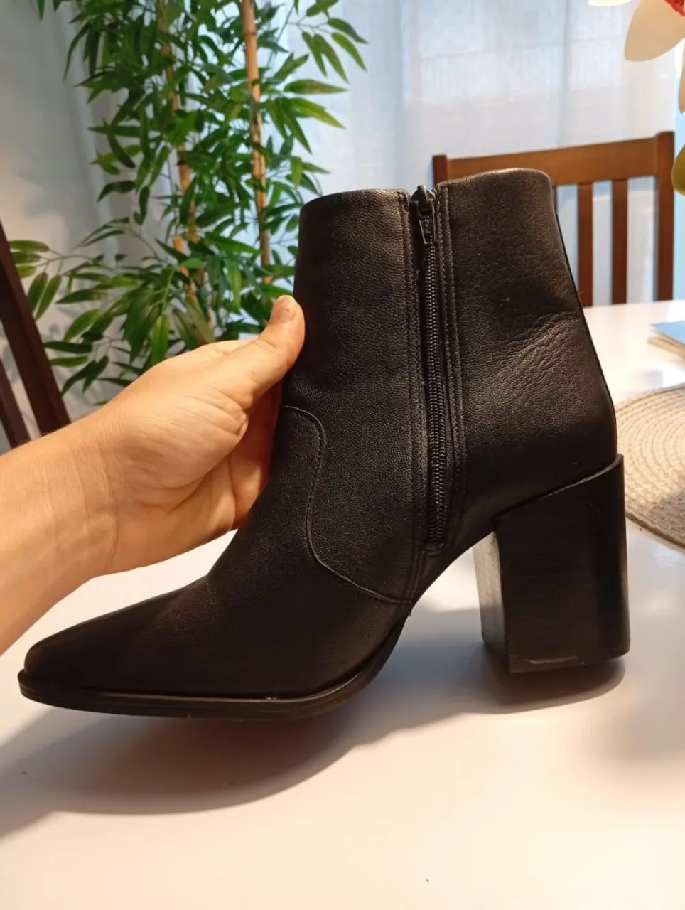 Bota Feminina Santa Lolla Cano Curto Salto Bloco