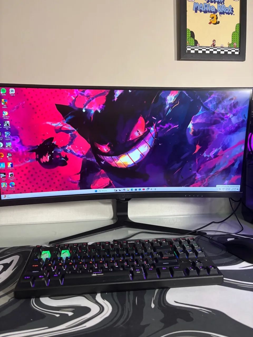 PC Gamer Ryzen 7 Completo RTX 4060 + Monitor 200Hz + Periféricos - Pronto pra Jogar! - Foto 4