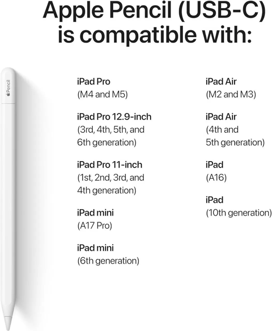 Apple Pencil (USB-C) - Foto 3