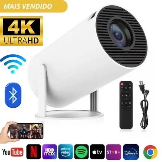 Projetor Portátil com Android e Wi-Fi - Alta Definição - Foto 2