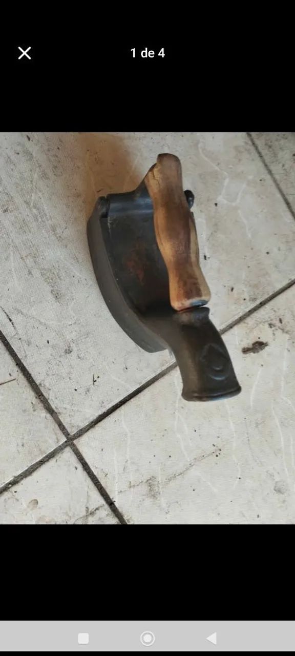 Ferro antigo a brasa tromba de elefante. - Foto 2