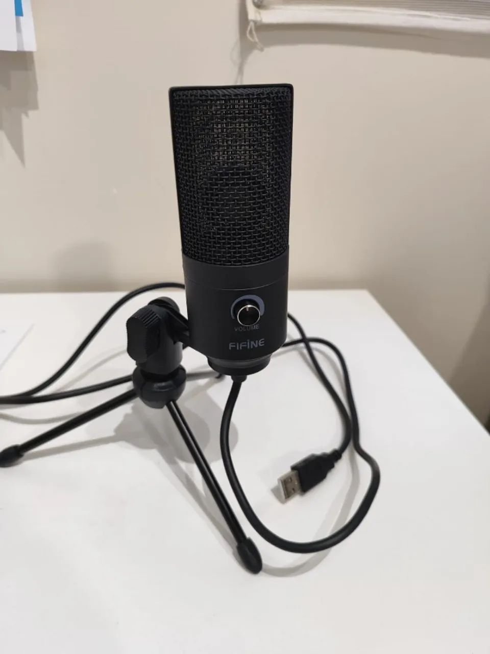 Microfone Condensador Fifine K669B - NOVO! - Foto 3