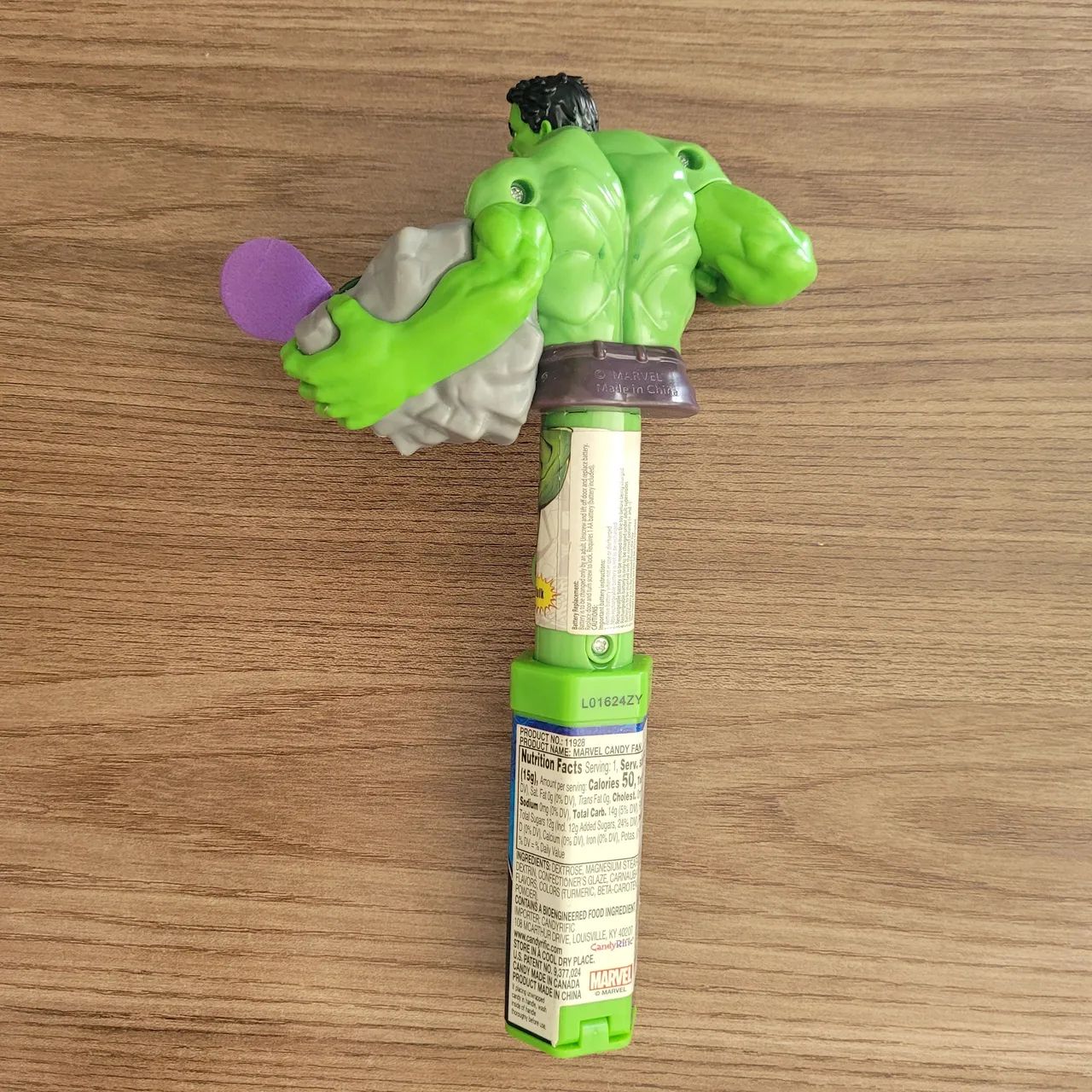 Hulk - Marvel Candy Fan / caixa de doces com ventilador portátil  - Foto 4