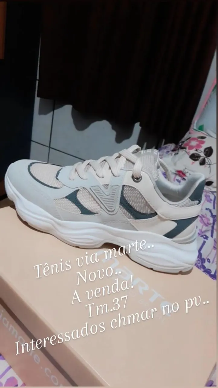 Tênis Via Marte Novo - Tamanho 37