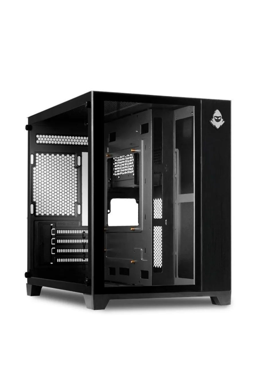 Gabinete Mancer 300V Black com ventoinhas