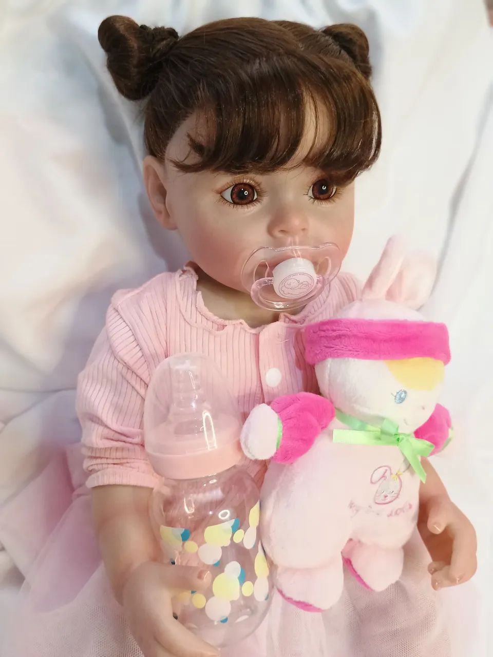 Boneca Cabelo Castanho - Foto 4