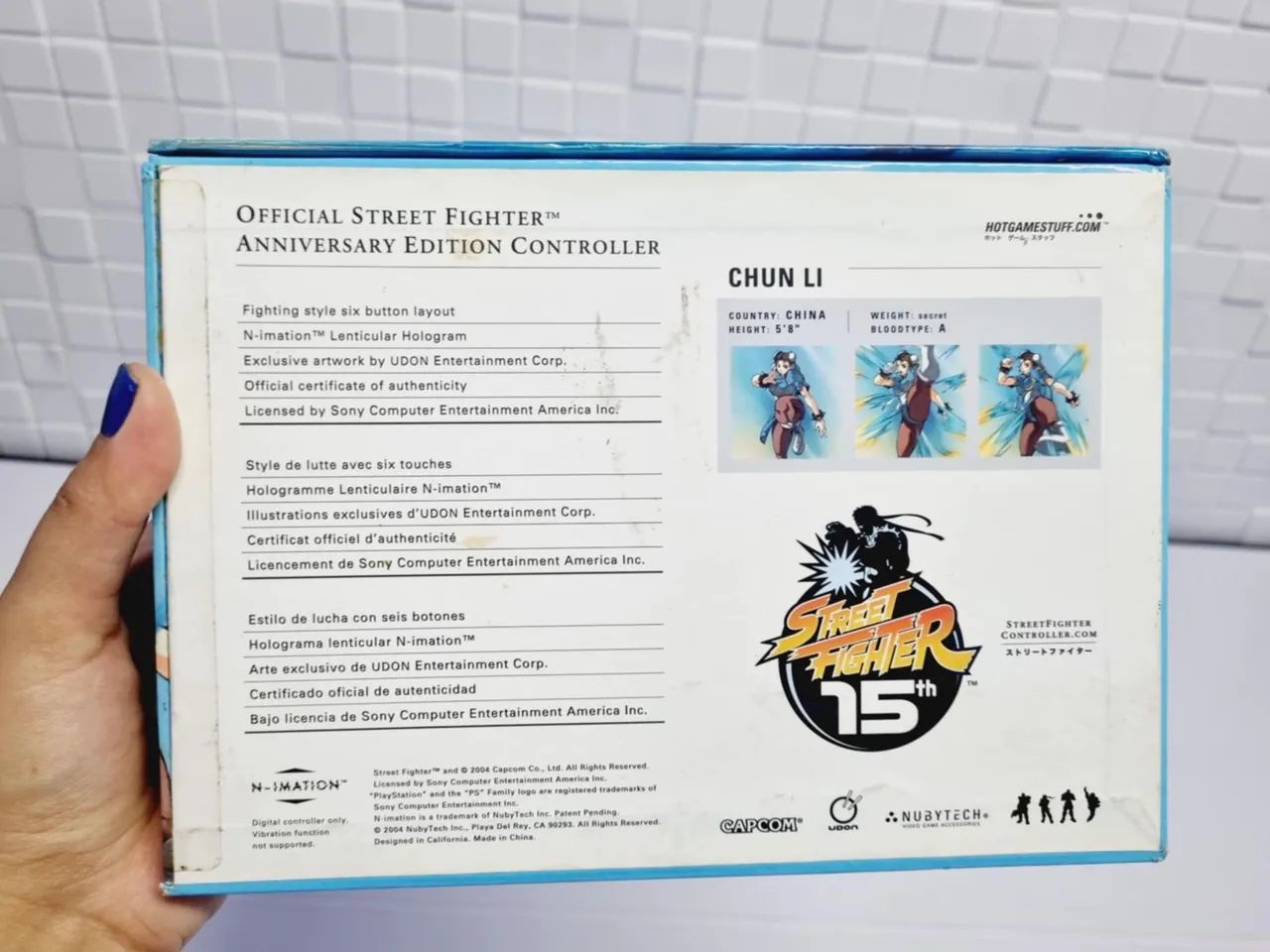 Controle Edição Aniversário Street Fighter 15th Aniversario-LACRADO - Foto 6