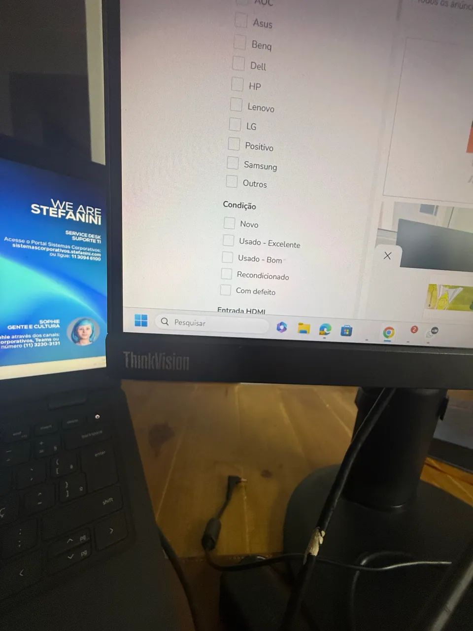 Monitor Lenovo ThinkVision s22 - Foto 4