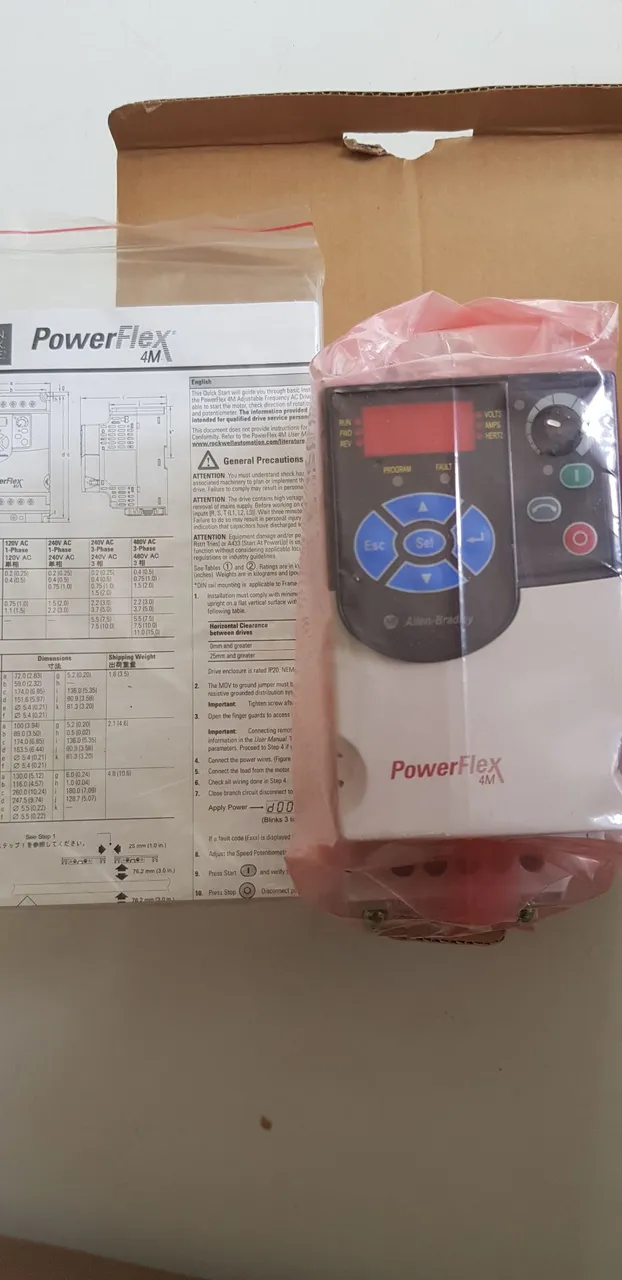 Inversor allen-Bradley 1.5kw2.0cv 22f-D4P2N103
