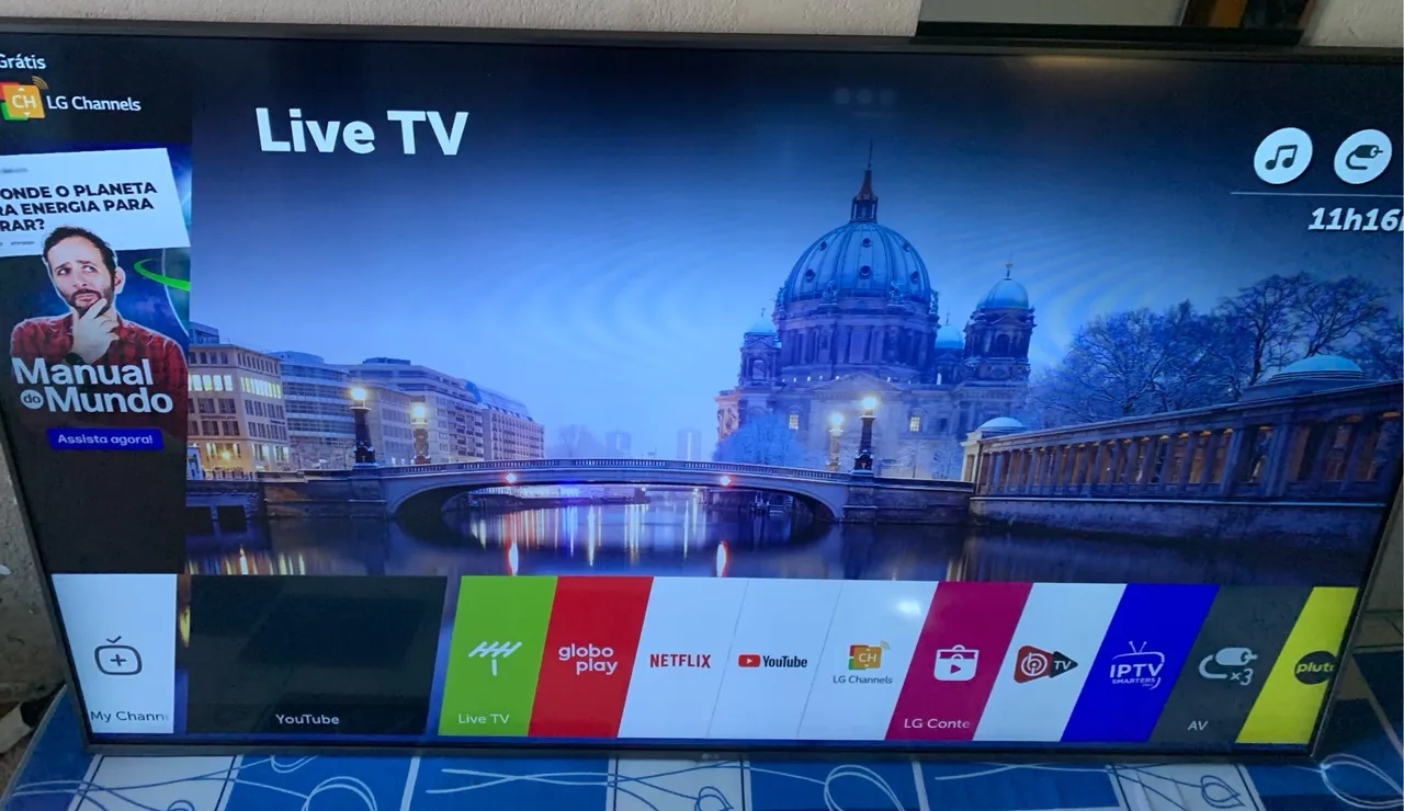 Smart TV LG 65 polegadas 4k comando de voz