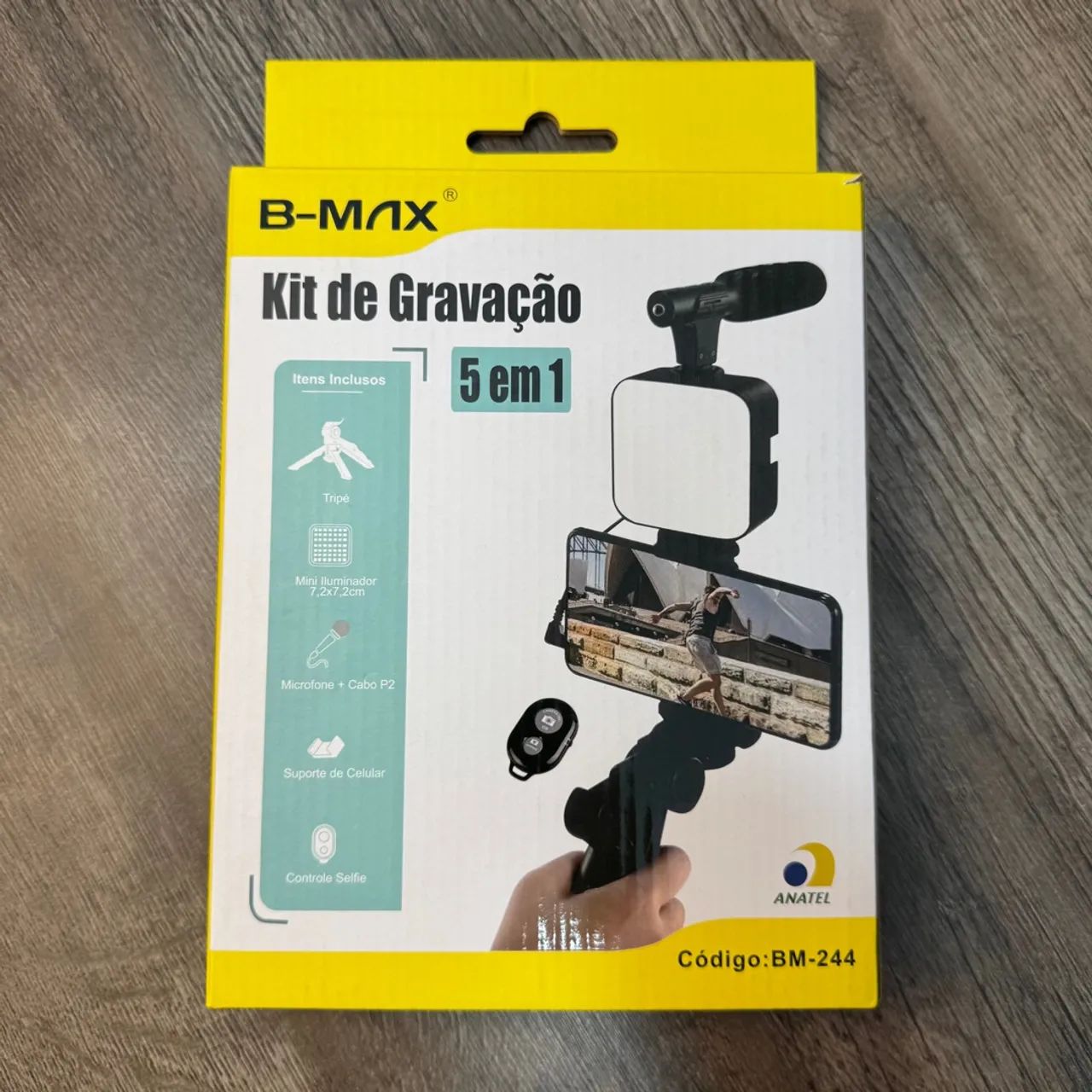 Kit de Gravação 5 em 1 para Celular - B-MAX