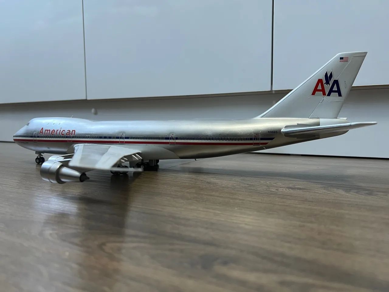 Miniatura Boeing 747 American Airlines - Foto 2