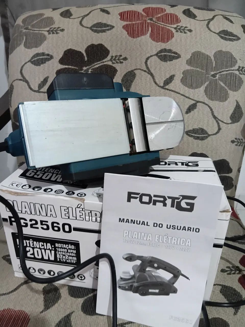 Plaina Elétrica FG2560  - Foto 3