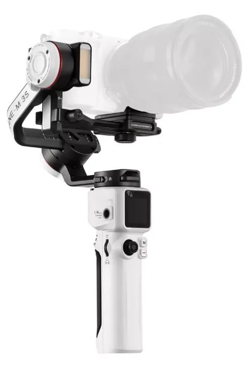 Estabilizador Gimbal Zhiyun Crane-m3 S Portátil Para Câmeras Branco-preto