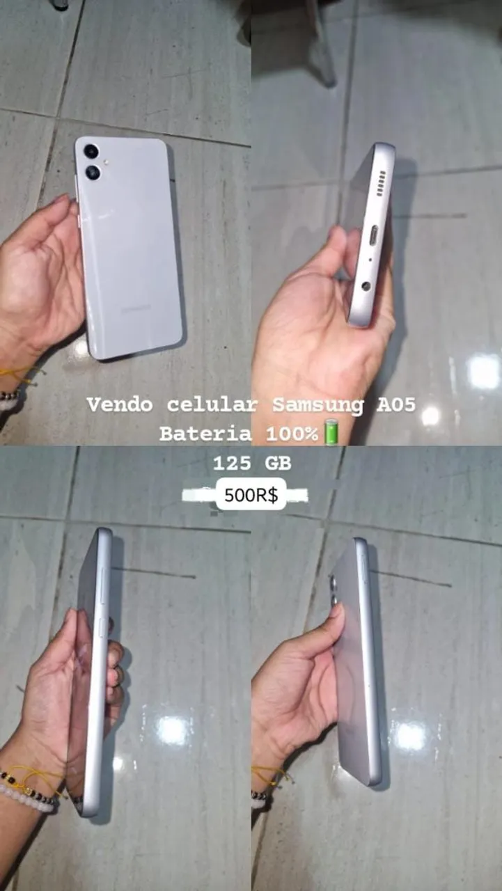 Samsung A05 usado mas está perfeito