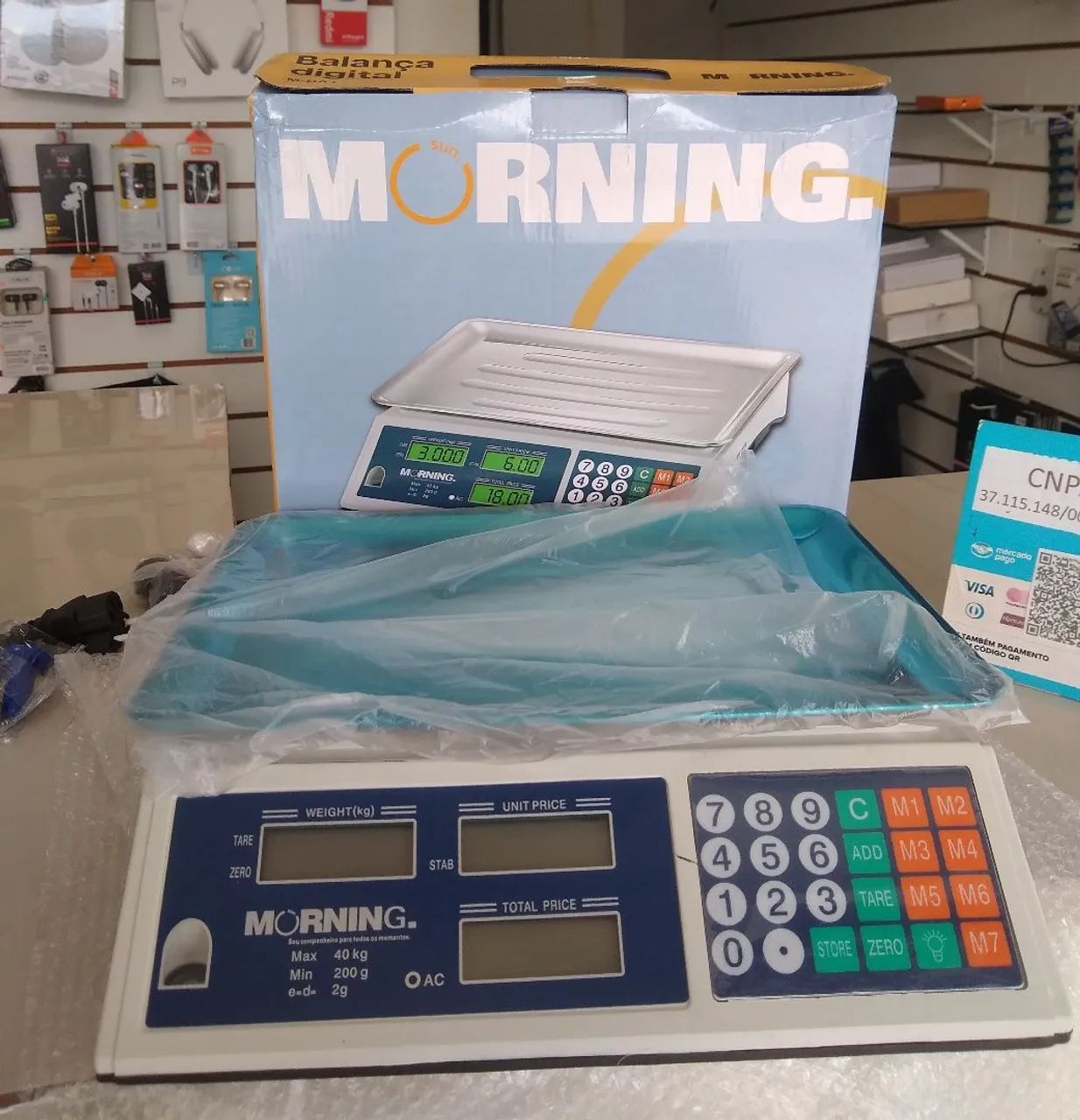 Balança digital 40kg novas com garantia 