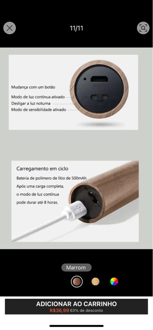 Luminária Arandela cor ambiente  - Foto 4