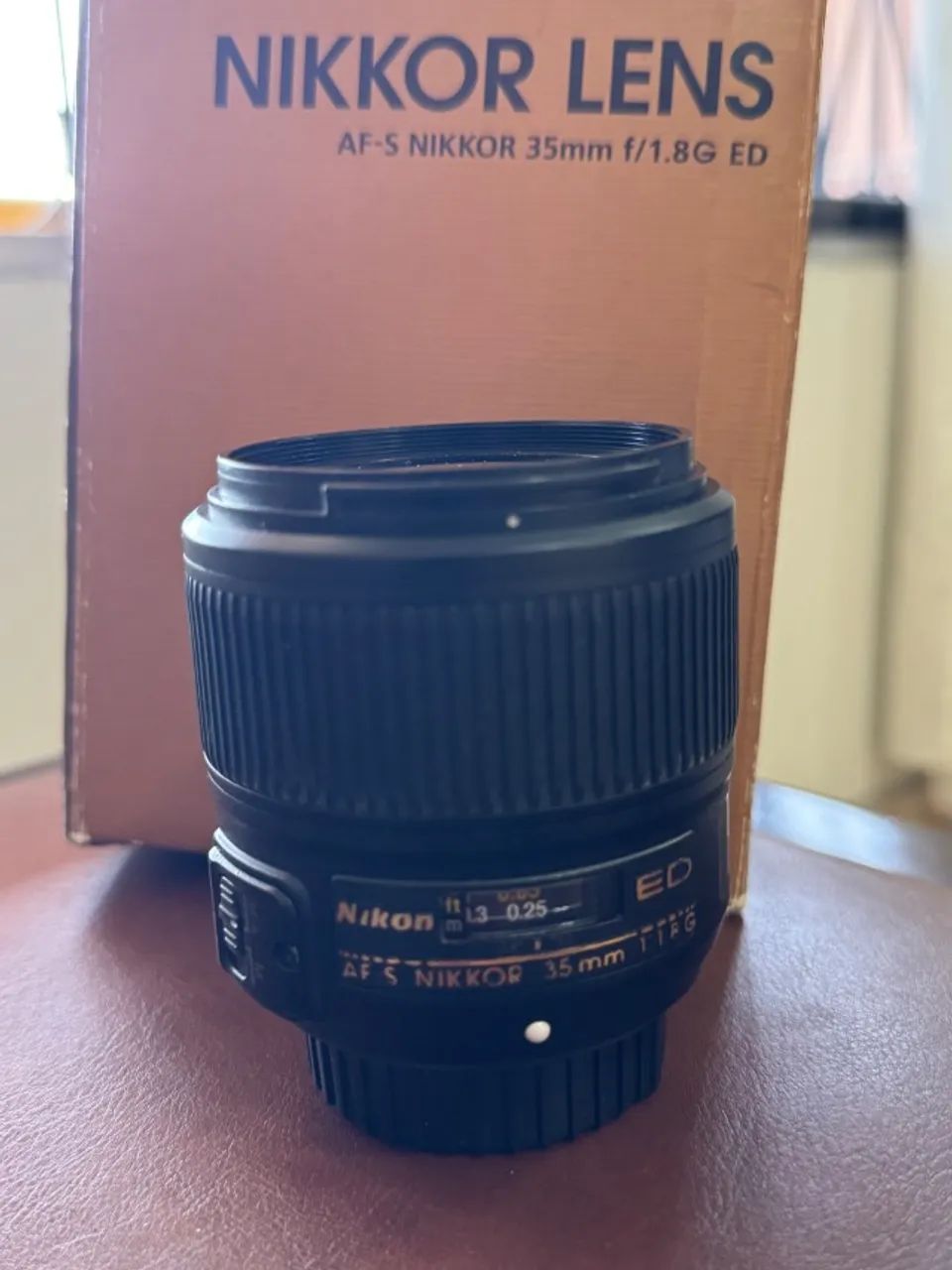 Lente Nikon nikkor AF-S 35mm F/1.8 ED Prime Full Frama - Foto 3