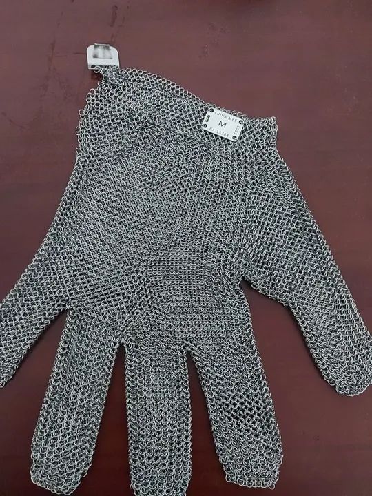 Luvas de segurança em malha de aço