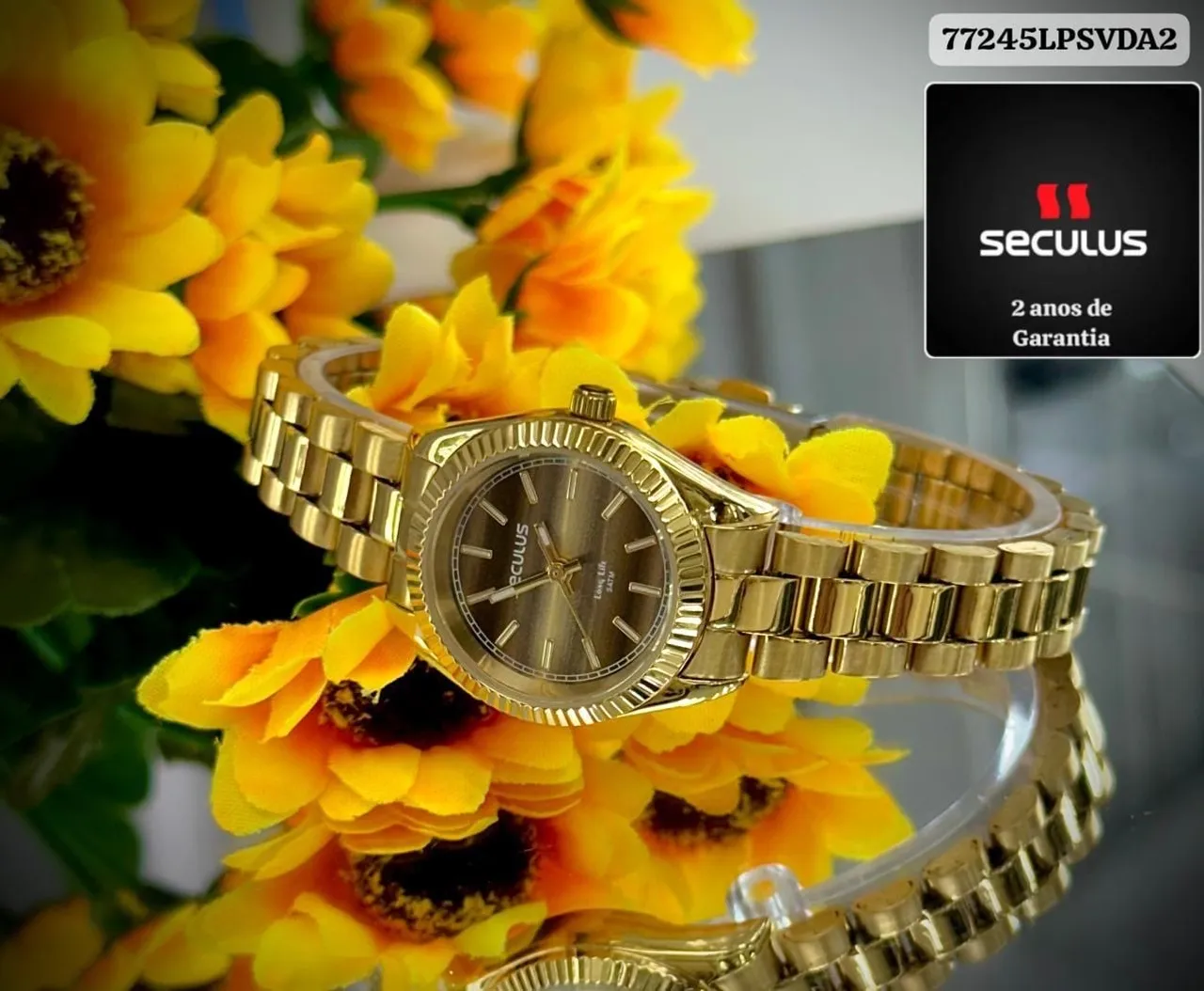 Relógio Feminino Seculus (10x R$ 34,57)