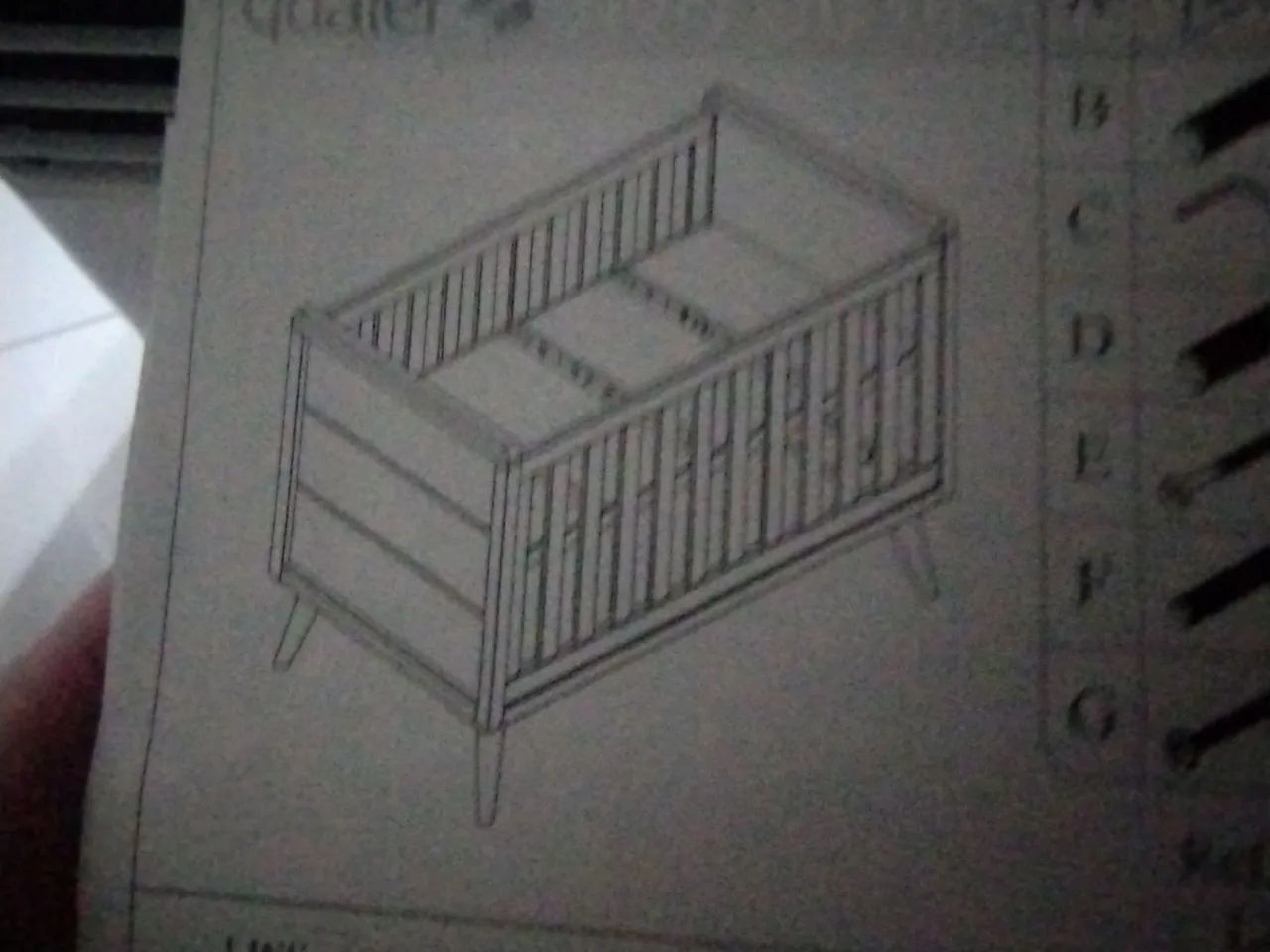 Berço - Cama infantil de madeira - usado - Foto 2