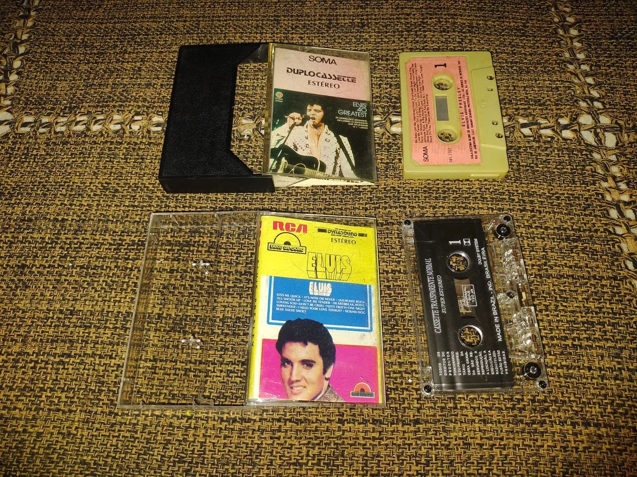 Fita K7 Cassete Elvis Presley, bom estado.