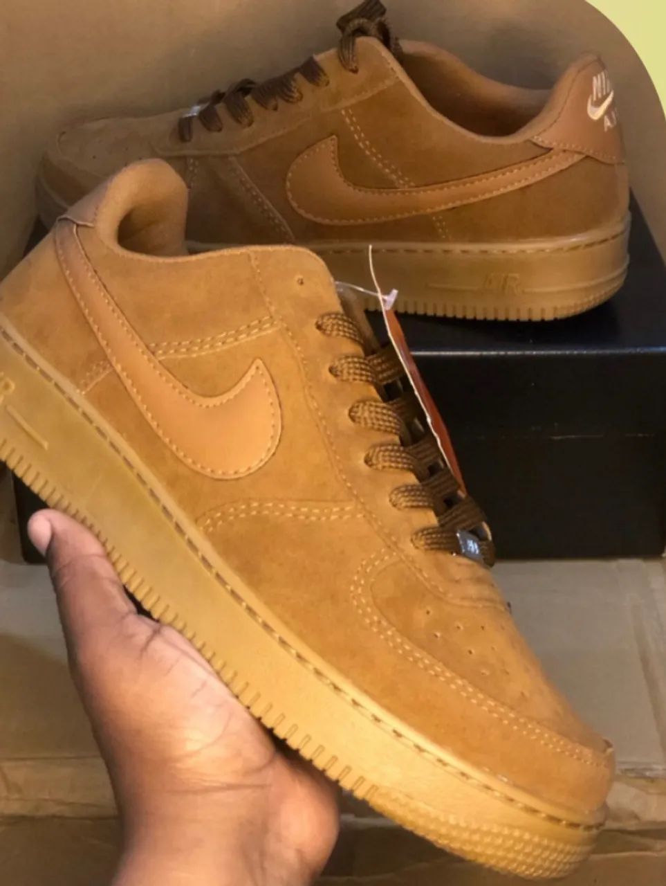 Nike Air Force 1 Suede   Marrom