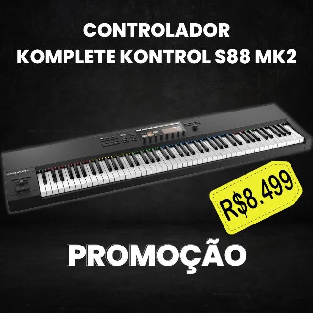 TECLADO CONTROLADOR MIDI NATIVE INSTRUMENTS KOMPLETE KONTROL