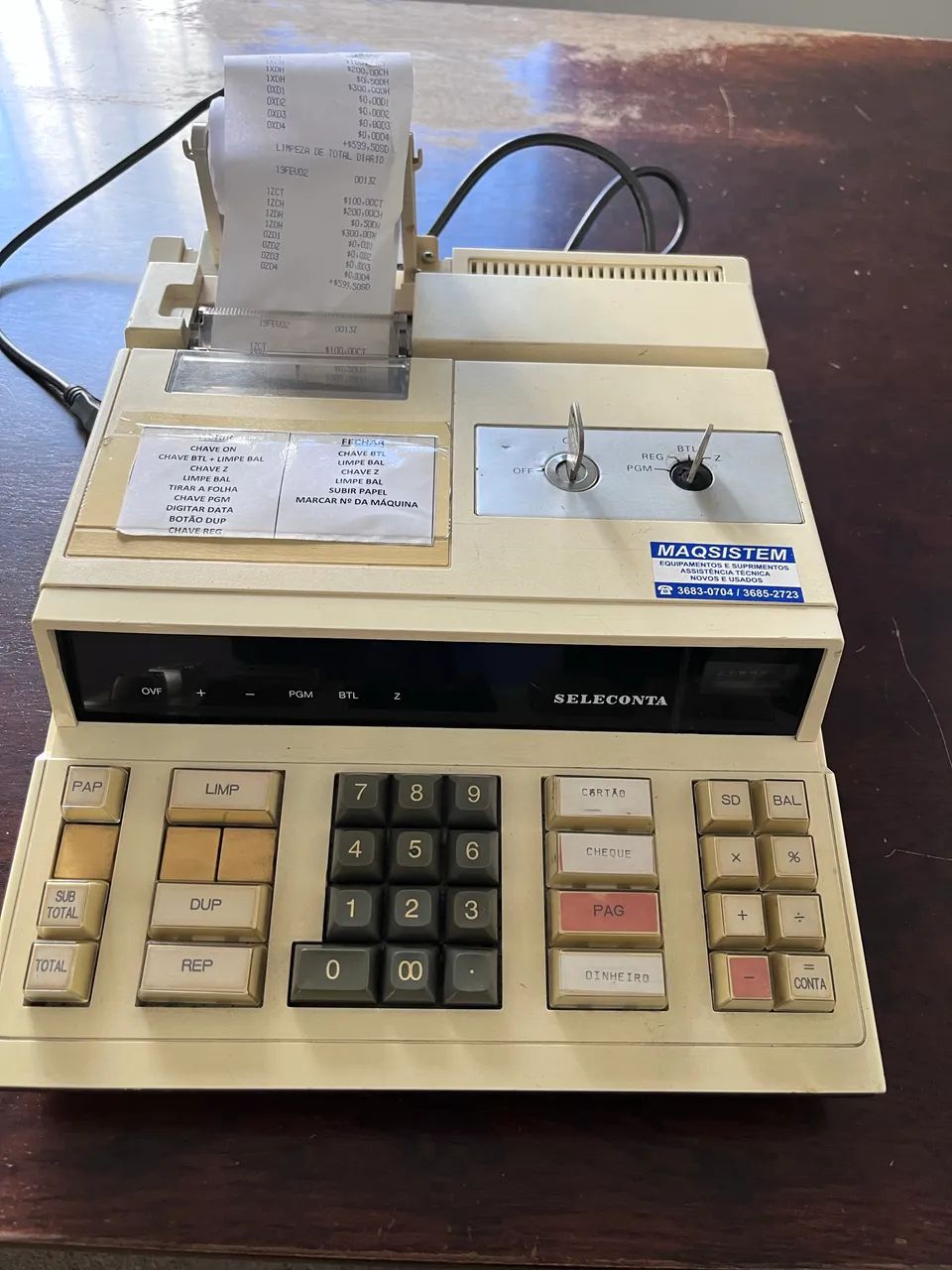 Máquina Registradora antiga - Foto 3