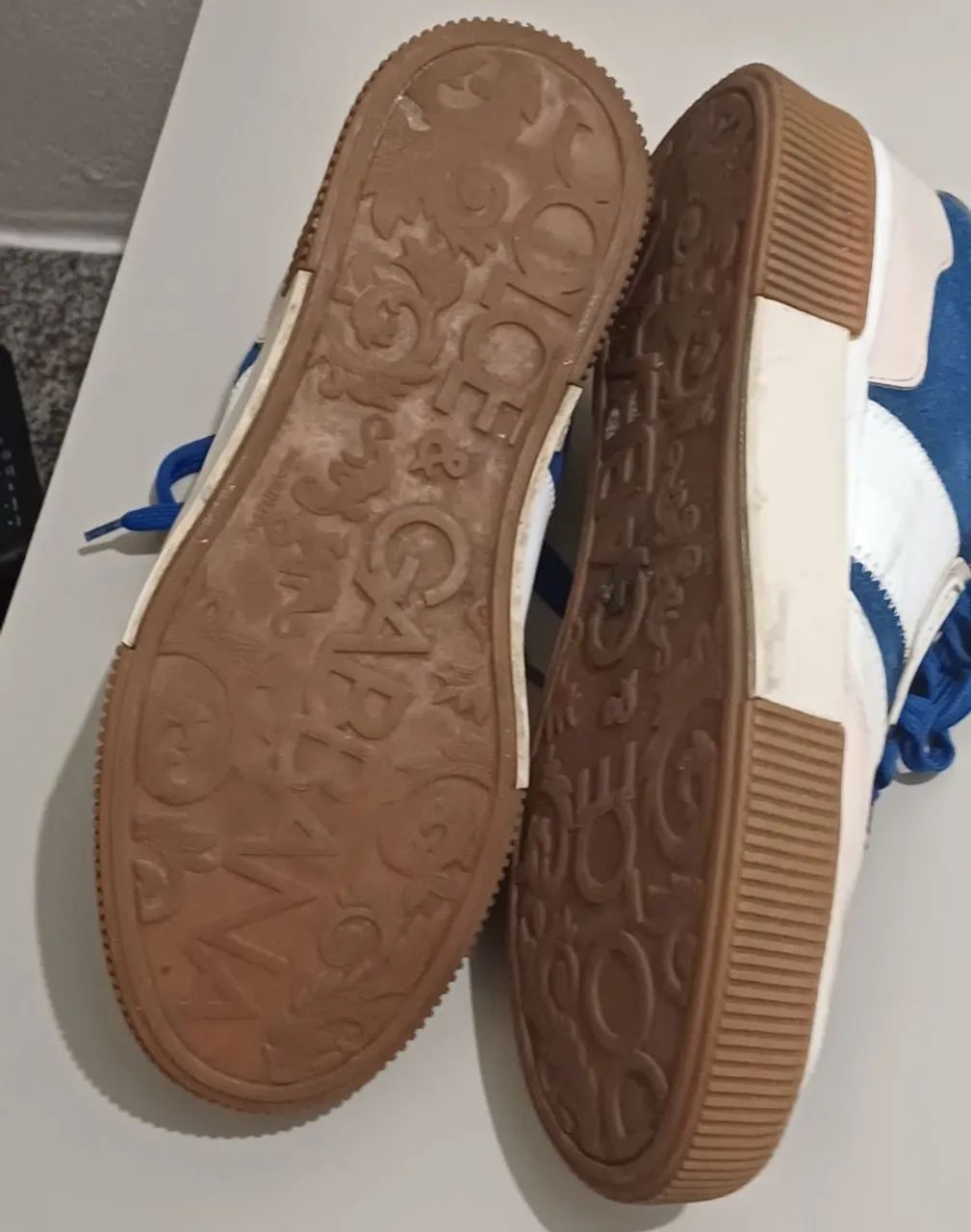 Tênis Dolce & Gabbana Azul e Branco - Foto 3