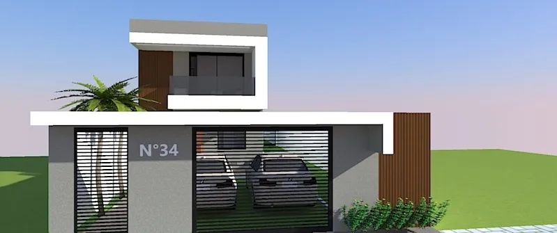 Fachadas Modernas - Projetos legal para legalização - Projetos de instalação - Foto 2