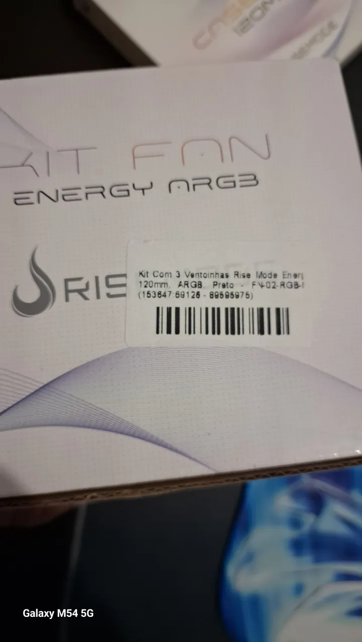 Kit 5 Ventoinhas Rise Mode Energy ARGB