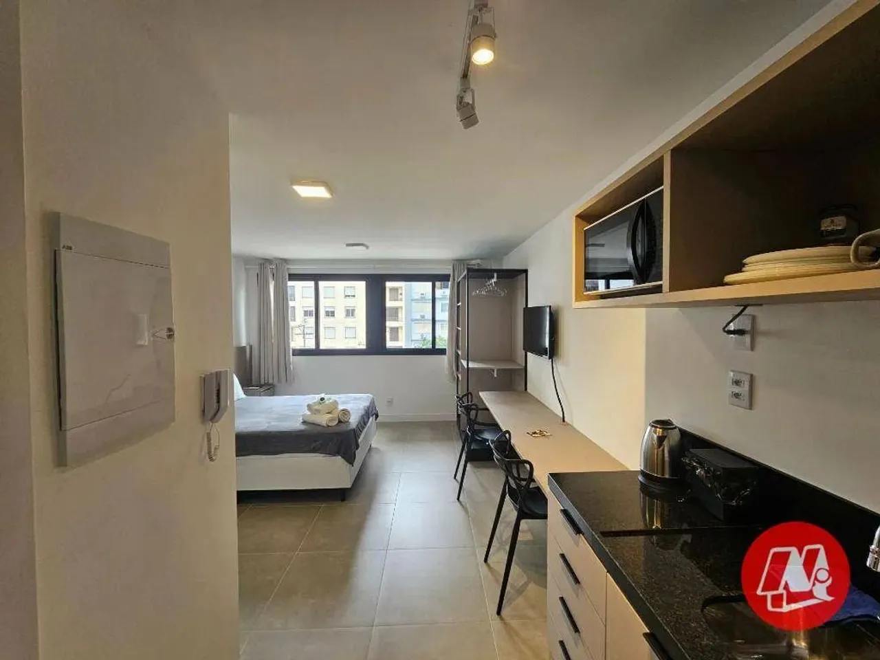 Studio Mobiliado para alugar com 25,53m², no GO Rio Branco
