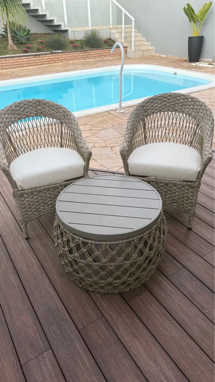 Poltronas de Jardim em tricô nautico 850 cada - Foto 2