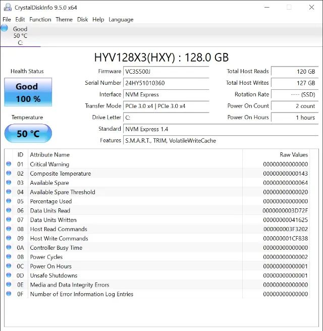 SSD 128GB NVme Huadisk Novo lacrado - Foto 4