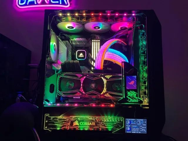 PC GAMER Intel Core I9-10850K+3070 3 COOLERS+32GB+1TB SSD+WATER COOLER+CABOS LIAN LI - Foto 2