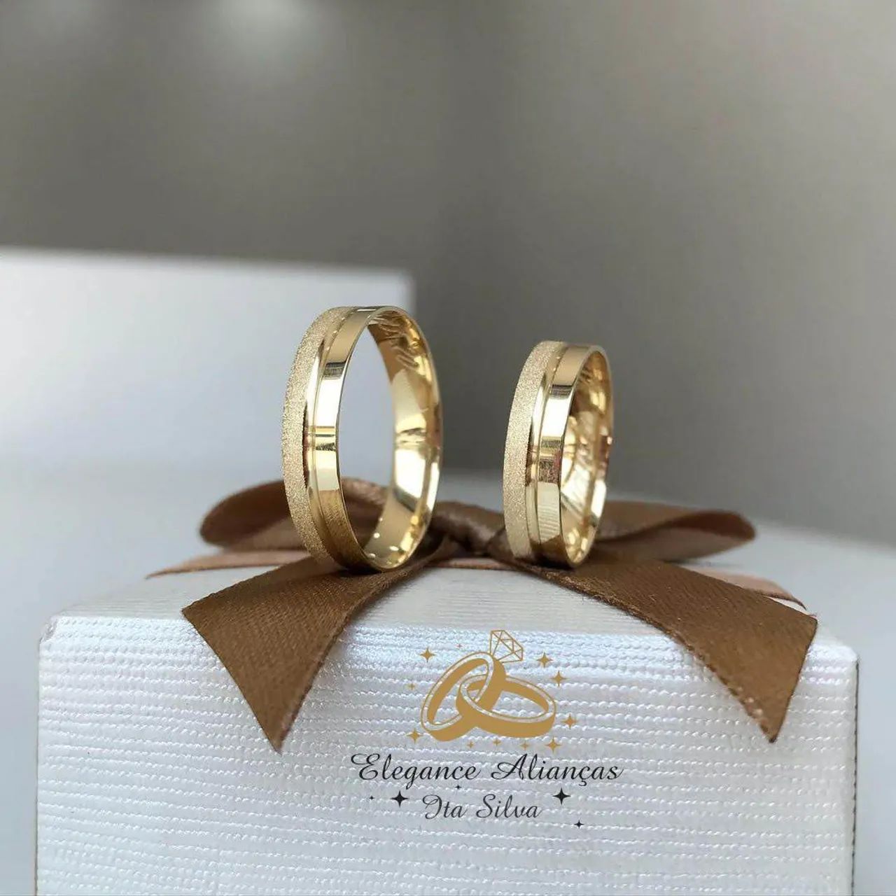 Alianças de Casamento em Ouro 18k - Foto 4