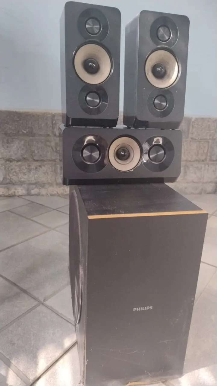 Caixas de Som e Subwoofer Philips