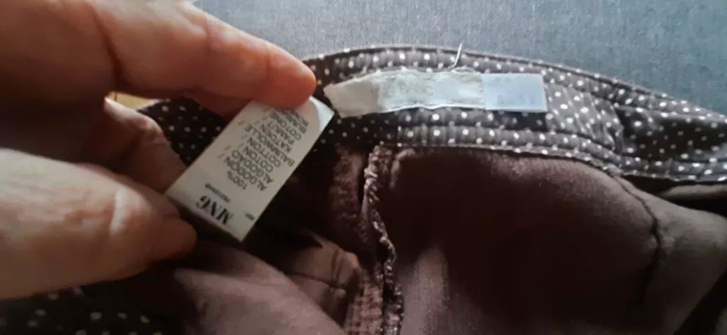 Calça marrom Mango em veludo - Foto 4