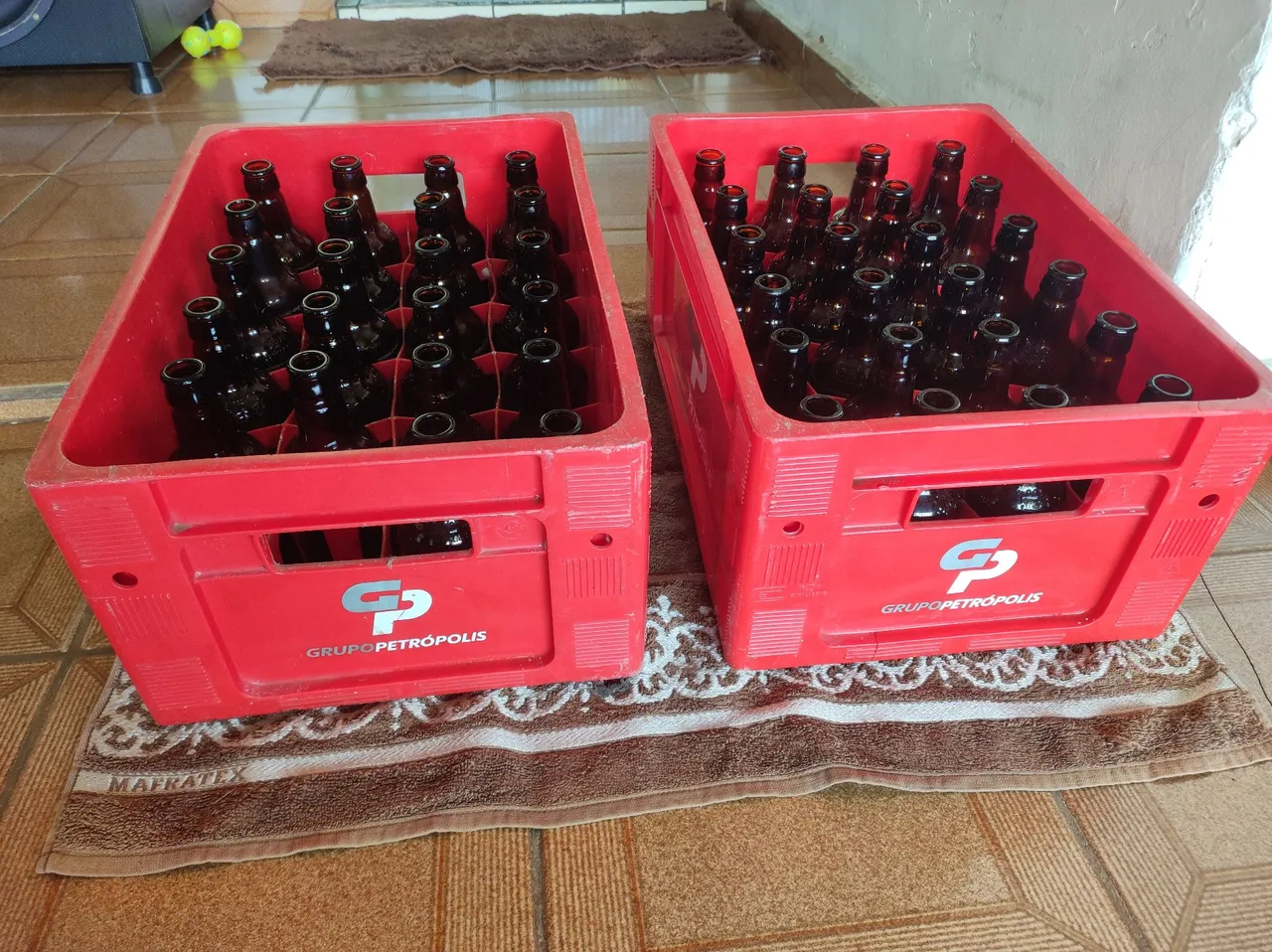 Caixas de garrafas Grupo Ambev