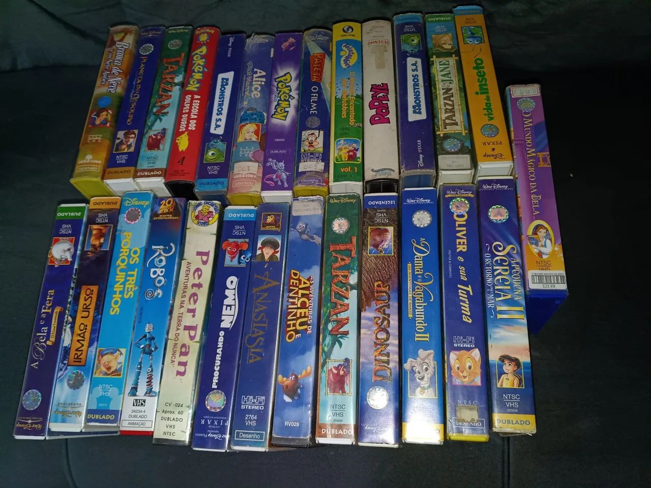Fitas vhs Disney 