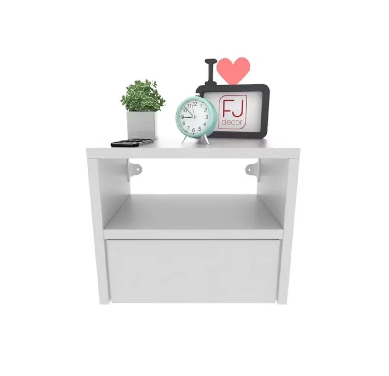 MESA DE CABECEIRA MDF , CONTÉM DUAS UNIDADES 