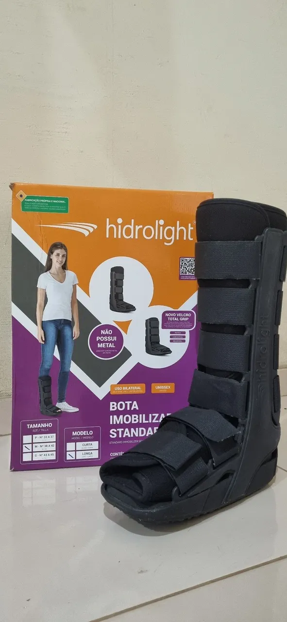 Bota Imobilizadora Hidrolight Seminova - Pronta Pra Usar e com Desconto!