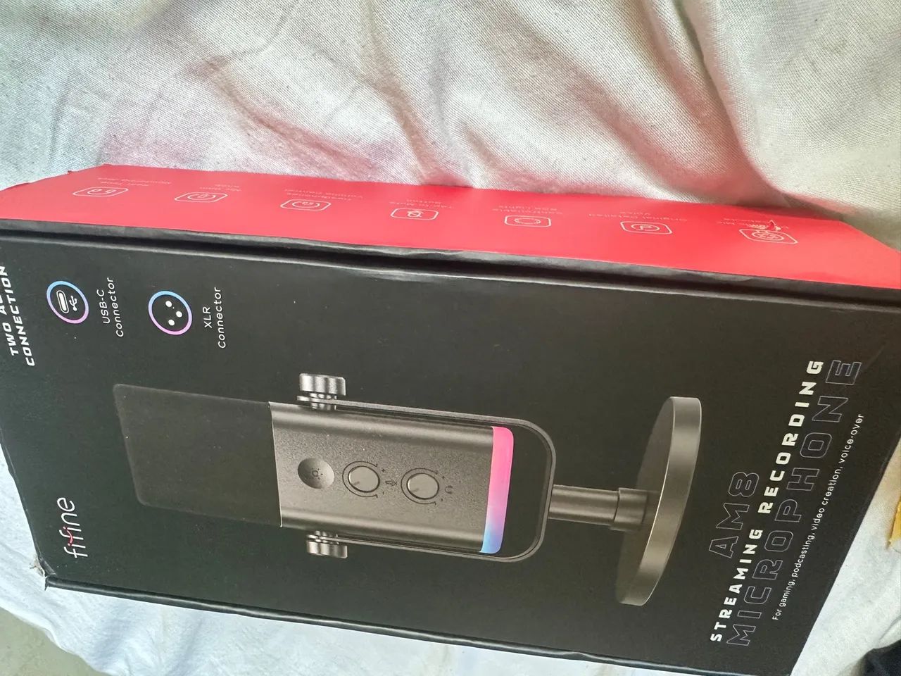 Microfone AM8 fifine ( original) sem uso - Foto 2