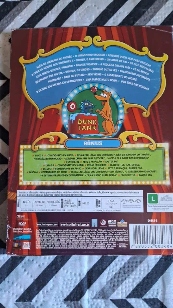 DVD Os Simpsons 11º Temporada Completa - DVD, Blu-Ray e Vídeo